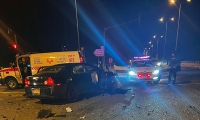 6 اصابات بين طفيفة ومتوسطة بحادث طرق قرب جلجولية 